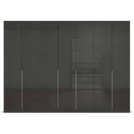 Rauch »Kleiderschrank Schrank Garderobe AGORDO TOPSELLER Schlafzimmer«, (in zwei Griff-Farben mit Dekor- oder Hochglanzfront), durchdachte Innenausstattung, in 6 Breiten und 2 Höhen MADE IN GERMANY, grau