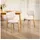 Homcom Esszimmerstuhl Polyester Creme 2er Set