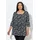 Ulla Popken Longshirt in schwarz | Gr.: 50-52