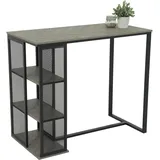 HELA Tische Bartisch Klara 120 x 60 x 103 cm Grau