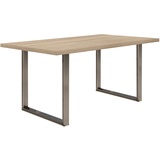 Forte TABLES ausziehbar, Holzwerkstoff, Sonoma Eiche, 160 x 74.7 x 90 cm