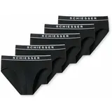 SCHIESSER Slip 5er Pack Schwarz / Weiß XL