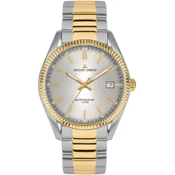 Jacques Lemans 50-3J Herrenuhr Bicolor/Grau