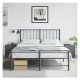 vidaXL Nachtschrank 2 Stk. 34,5 x 39 x 44 cm Anthrazit
