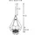 DanDiBo Ambiente Blumenampel Innen Metall 34 x 82 x 34 cm