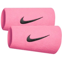 Nike Unisex – Erwachsene Swoosh Doublewide Schweißbänder, pink Gaze/Oil Grey, One Size