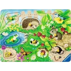 Ravensburger my first wooden puzzles Meine Gartenfreunde