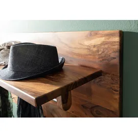 MASSIVMOEBEL24.DE Wandgarderobe Toronto Walnuss