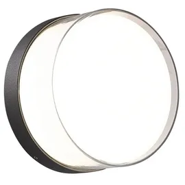 Heitronic Quadrula 501326 Wandleuchte, Deckenleuchte 10 W, LED anthrazit