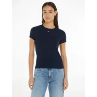 Tommy Jeans Slim Essential Ext Kurzarm-T-Shirt Dark Night Navy