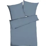 KAEPPEL Uni Mako-Satin taube 135 x 200 cm + 80 x 80 cm