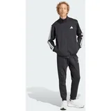 Adidas Sportswear Basic 3 STRIPES FLEECE TRACKSUIT, Black, L