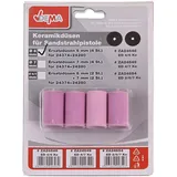 Ersatzdüsen Strahldüsen Düsen Satz 4x6 mm für Sandstrahlkabine 24374 + 24280