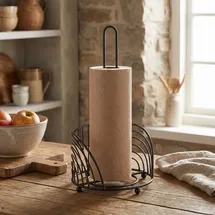 Ambiente Haus Küchenrollenständer in schwarz (H) 35cm | Gr.: onesize