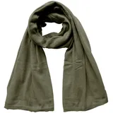 Mississhop 381 Feinstrick Kaschmir-Gemisch Beanie Mütze Slouch/XXL Schal/Handschuhe Khaki Einheitsgroesse Schal