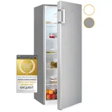 GGV Exquisit KS320-V-H-010E Kühlschrank (242 l, 1434 mm hoch, Inoxlook)