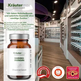 kräutermax – naturheilmittel seit 1890 Olivenblatt Extrakt Kapseln 60 St