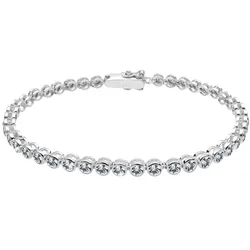 Elli Tennis-Armband Kristalle 925 Silber 19 Damen 