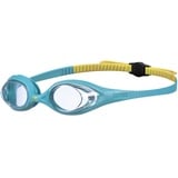 arena Spider Junior Schwimmbrille für Kinder, Schwimmbrille mit Anti-Beschlag und UV-Schutz, Selbstjustierender Nasensteg, Hypoallergene Silikondichtungen