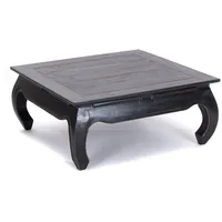 DESIGN DELIGHTS OPIUMTISCH "EAST 80" | 80x80x36 cm, Mahagoni