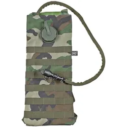 MFH - Max Fuchs Trinksystem Molle 2,5 Liter mit TPU-Beutel, woodland