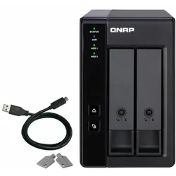 NAS-Netzwerk-Speicher Qnap TR-002               Schwarz
