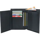 Frentree Herren Geldbörse Portemonnaie schwarz