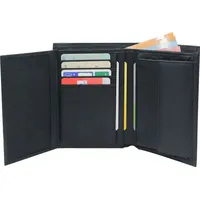 Frentree Herren Geldbörse Portemonnaie schwarz