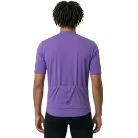 Odlo Herren Essential 1/2 Zip Radtrikot (Größe S, lila)