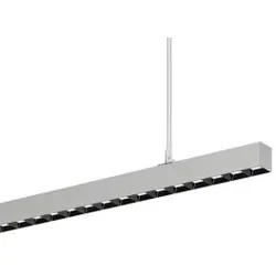 Siteco 51MX31DB49SB Silica 21Office-Leuchte, LED, 9.120lm840, direkt/indirekt, abgehängte Montage