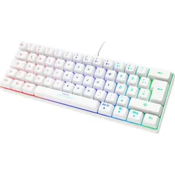DELTACO GAMING Mini Gaming Tastatur GAM-075-W-DE
