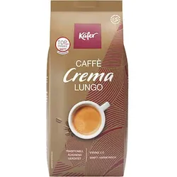 Käfer CAFFÈ CREMA lungo Kaffeebohnen Arabica- und Robustabohnen mild 1,0 kg