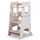 Relaxdays Lernturm Sterne 90 x 44 x 44 cm Kiefer massiv weiß