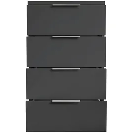 Die Möbelfundgrube Nachtschrank Smilla 46 x 46 x 79 cm Grau