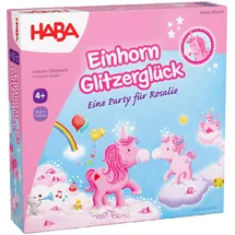 HABA 2012228001 - Einhorn Glitzerglück, Party für Rosalie, Kooperatives Lauf- und Sammelspiel