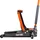 DeTec. Wagenheber Stahl 75–500 mm orange