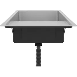 vidaXL Handgemachte Einbauspüle Edelstahl - vidaXL