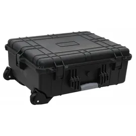 vidaXL Flugkoffer 4-Rollen 63 cm / 50 l schwarz