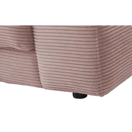 jette home Cordsofa Sila ¦ rosa/pink ¦ Maße (cm): B: 230 H: 85 T: 127.0