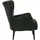 Mendler Lounge-Sessel HWC-K37 Cord 75 x 80 x 75 cm dunkelgrün mit Kissen