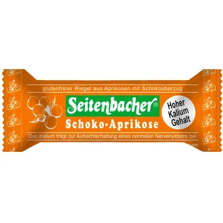 Seitenbacher Aprikosenriegel, Schoko 50 g Riegel