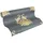 A.S. Creations Nobile Mustertapete 64 cm x 10 m 958615 Blau/Gold/Bronze