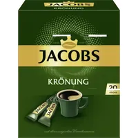 Jacobs Krönung, Instant Kaffee, Getränkepulver zum Aufgießen, 20 Portionen à 1.8 g, Sticks