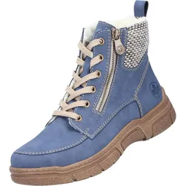 Rieker Schnürstiefel Damen Blau 42
