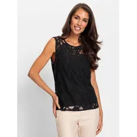 Heine Spitzentop in schwarz | Gr.: 34
