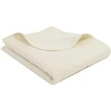 ZOLLNER Kuscheldecke,, Weiß, 160x200 cm, Oeko-Tex® Standard 100, Wohntextilien, Decken, Kuscheldecken