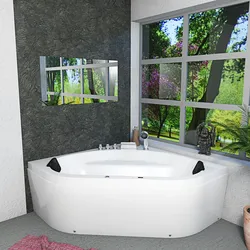Whirlpool Pool Badewanne Eckwanne Wanne W20H-TH 140x140cm passive Schlauch-Reinigung