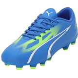 Puma Kinder, Ultra Play FG/AG JR Fussballschuh, ULTRA BLAU-PUMA WEISS-PRO GRÜN, 38.5 EU