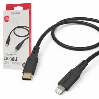Hama „Flexible“ 1,5 m, USB 2.0), USB Kabel,
