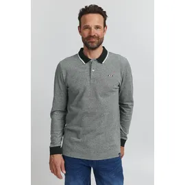 FQ1924 Poloshirt FQ1924 "Poloshirt FQEmiljan", Herren, Gr. L, schwarz (schwarz beauty), Obermaterial: 95% Baumwolle CO. 5% Elasthan EL., Shirts